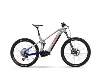 Haibike ALLMTN 7 Full Suspension Electric-MTB Grey/Blue/Red Yamaha PW-X3 Motor 720wh Battery 2024